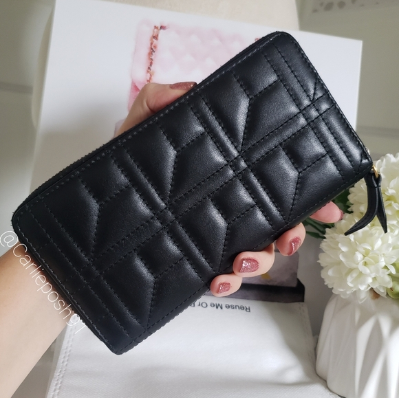 Authentic Pre-owned Gucci Marmont Pearl Quilted Long Wallet - Picture 4 of 12